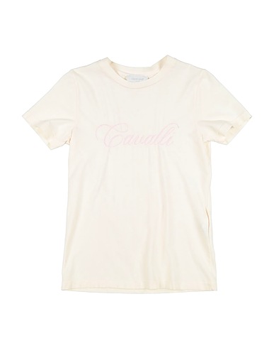 ROBERTO CAVALLI T-shirt JUNIOR Cream 97% Cotton, 3% Elastane