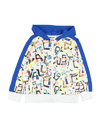 ROBERTO CAVALLI Sweatshirt JUNIOR White 95% Cotton, 5% Elastane