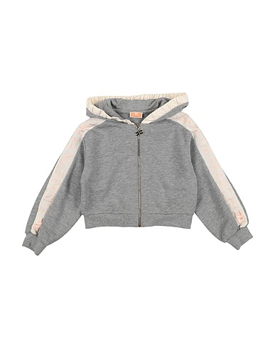 ELISABETTA FRANCHI Sweatshirt LA MIA BAMBINA Grey 100% Cotton, Elastane