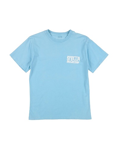 STELLA McCARTNEY KIDS T-shirt Light blue 100% Cotton, Elastane