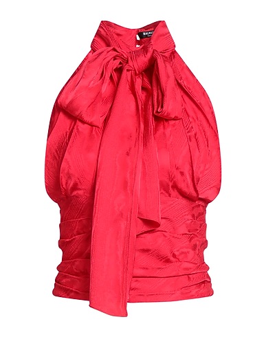 BALMAIN Top Red 100% Viscose