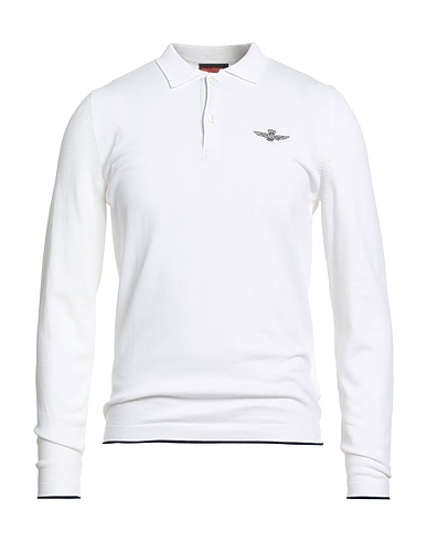 AERONAUTICA MILITARE プルオーバー ホワイト コットン 100%