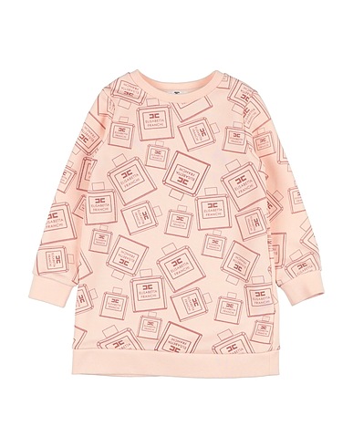 ELISABETTA FRANCHI 베이비 원피스  LA MIA BAMBINA 라이트 핑크 65% 코튼, 35% 폴리에스테르