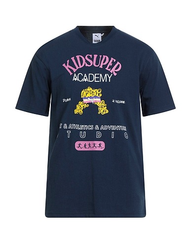 PUMA T-shirt X KIDSUPER STUDIOS Blu navy 100% Cotone