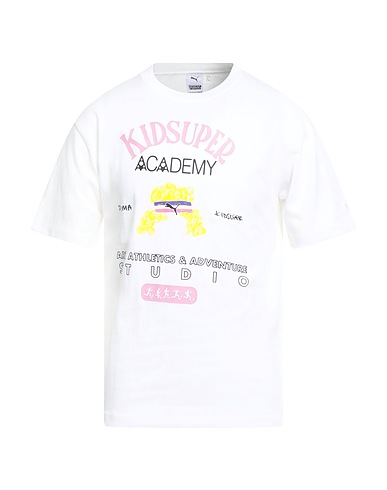 PUMA T-shirt X KIDSUPER STUDIOS White 100% Cotton