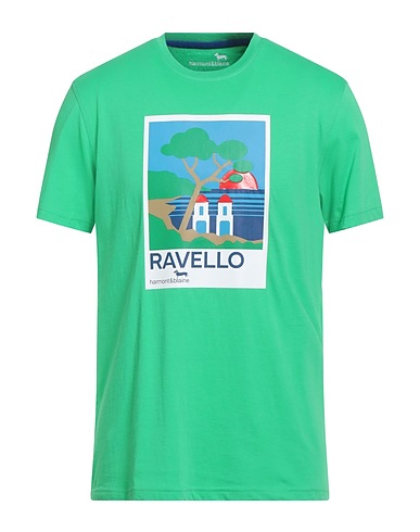 HARMONT & BLAINE T-shirt Green 100% Cotton