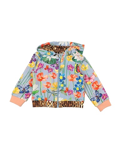 ROBERTO CAVALLI Sweatshirt JUNIOR Sky blue 95% Cotton, 5% Elastane