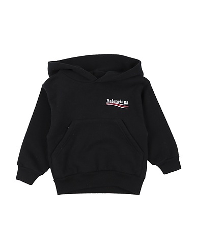 BALENCIAGA KIDS Sweatshirt Black 100% Cotton