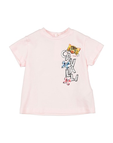 ROBERTO CAVALLI T-shirt JUNIOR Light pink 94% Cotton, 6% Elastane
