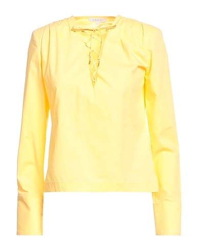 PATRIZIA PEPE Top Yellow 100% Cotton