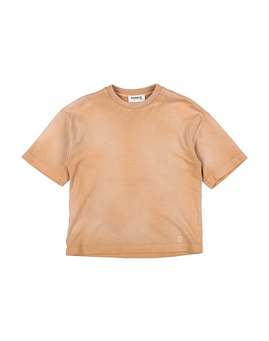 DONDUP T-shirt KIDS Camel 100% Organic cotton