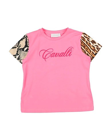 ROBERTO CAVALLI T-shirt JUNIOR Pink 95% Cotton, 5% Elastane