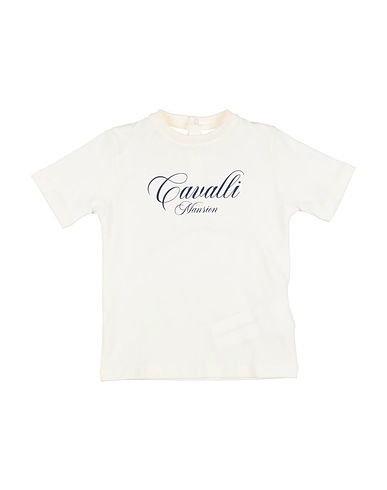 ROBERTO CAVALLI T-shirt JUNIOR Off white 94% Cotton, 6% Elastane
