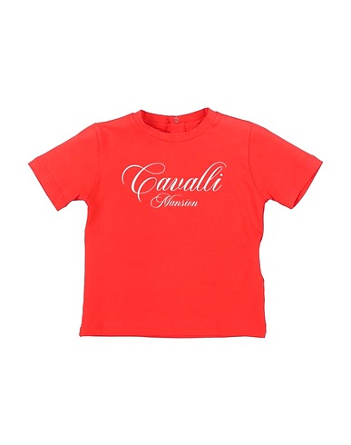 ROBERTO CAVALLI T-shirt JUNIOR Tomato red 94% Cotton, 6% Elastane