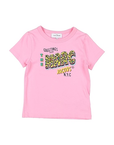MARC JACOBS T-shirt Pink 100% Cotton, Organic cotton
