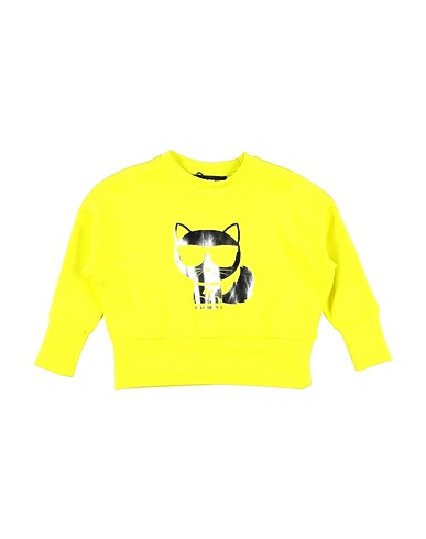 KARL LAGERFELD Sweatshirt KIDS Lime green 72% Polyester, 24% Viscose, 4% Elastane, Modal