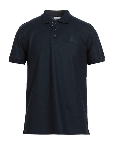 BURBERRY Polo shirt Midnight blue 100% Cotton