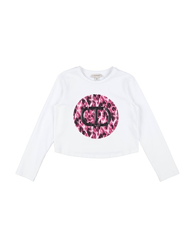 TWINSET T-shirt Bianco 94% Cotone, 6% Elastan
