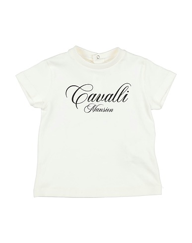 ROBERTO CAVALLI T-shirt JUNIOR Cream 94% Cotton, 6% Elastane