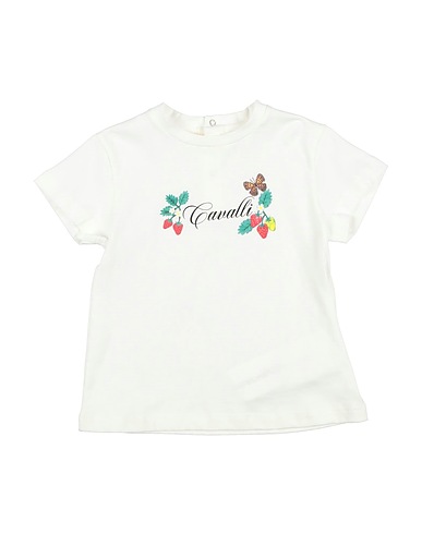 ROBERTO CAVALLI T-shirt JUNIOR White 100% Cotton