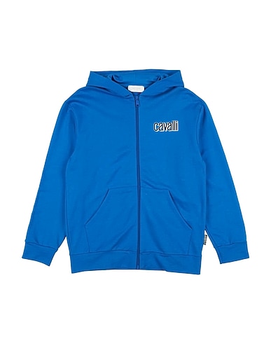 ROBERTO CAVALLI Sweatshirt Bright blue 100% Cotton