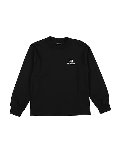 BALENCIAGA KIDS T-shirt Black 100% Cotton
