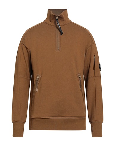 C.P. COMPANY Sudadera Marrón 100% Algodón