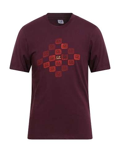 C.P. COMPANY T-shirt Plum 100% Cotton