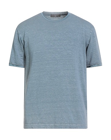 DANIELE FIESOLI T-shirt Avio 92% Lino, 8% Elastan