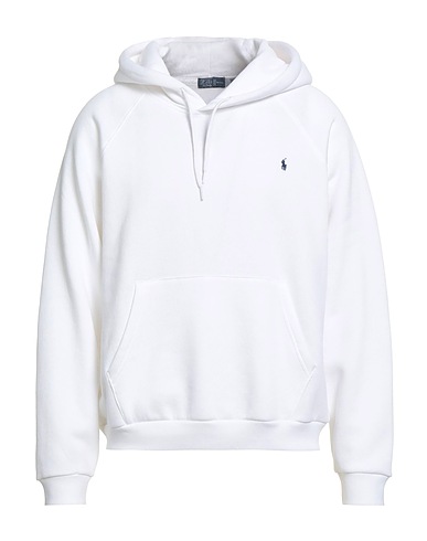 POLO RALPH LAUREN Hooded sweatshirt White 83% Cotton, 17% Polyester