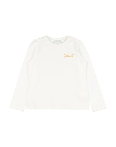 ROBERTO CAVALLI T-shirt JUNIOR White 95% Cotton, 5% Elastane