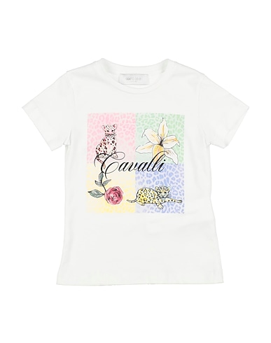 ROBERTO CAVALLI T-shirt JUNIOR White 100% Cotton