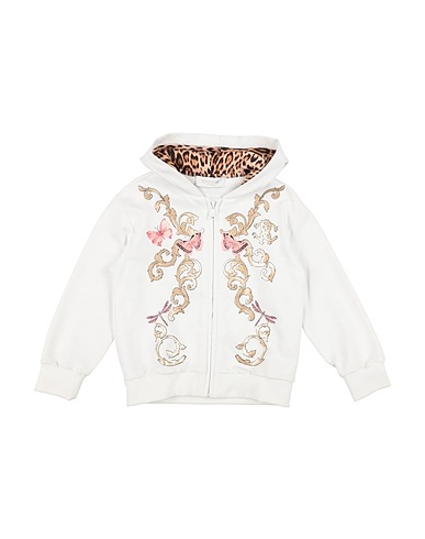 ROBERTO CAVALLI Sweatshirt JUNIOR White 100% Cotton