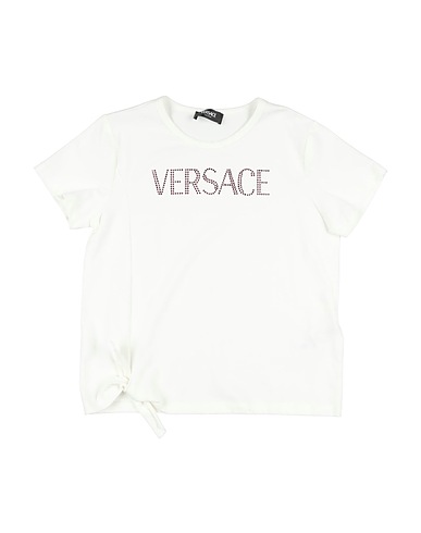 VERSACE YOUNG T-shirt 91% Cotton, 9% Elastane, Glass