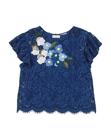 MONNALISA Top CHIC Blue 43% Viscose, 34% Cotton, 23% Polyamide