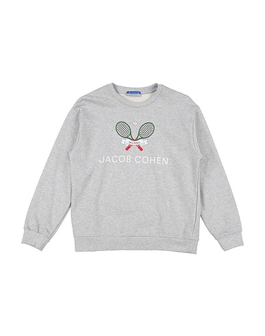 JACOB COHЁN Sweatshirt Light grey 100% Cotton