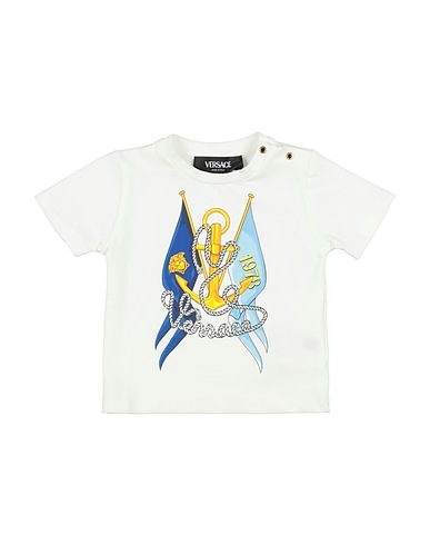 VERSACE YOUNG T-shirt 91% Cotton, 9% Elastane