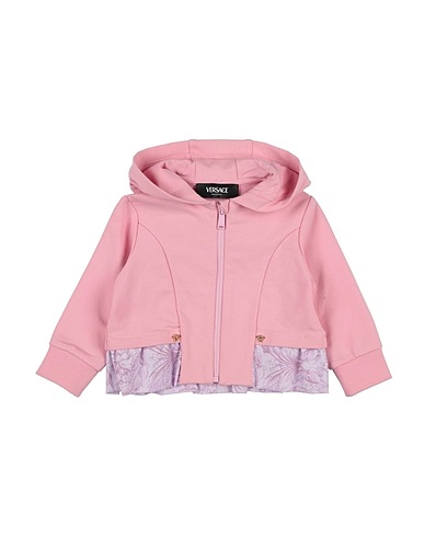 VERSACE YOUNG Sweatshirt Pink 94% Cotton, 6% Elastane, Polyester