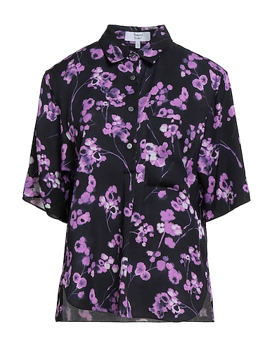 THEORY PROJECT Silk shirts & blouses NERO 100% Silk