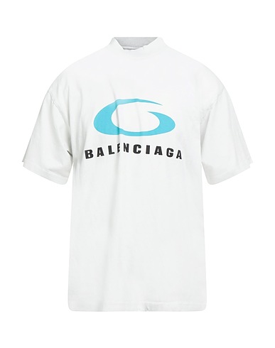 BALENCIAGA T-shirt Off white 100% Cotton