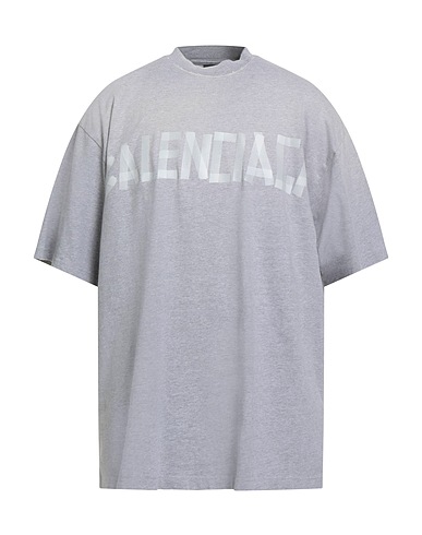 BALENCIAGA T-shirt Light grey 100% Cotton