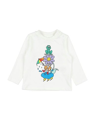 STELLA McCARTNEY KIDS T-shirt White 100% Cotton, Elastane