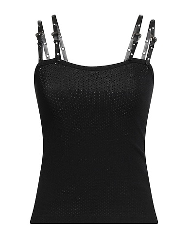 VERSACE JEANS COUTURE Τοπ Μαύρο 100% Πολυαμίδη