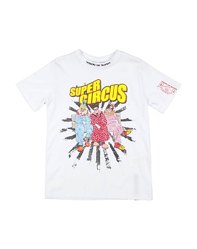 VISION OF SUPER T-shirt White 100% Cotton