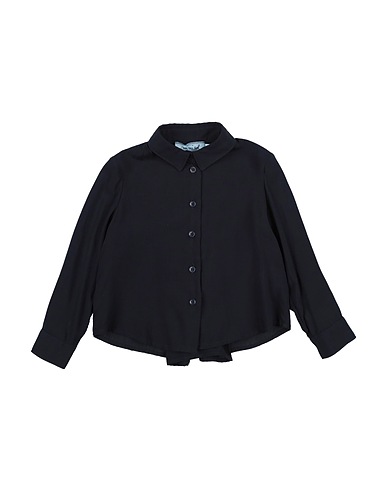 MIMISOL Solid colour shirts & blouses Navy blue 100% Viscose