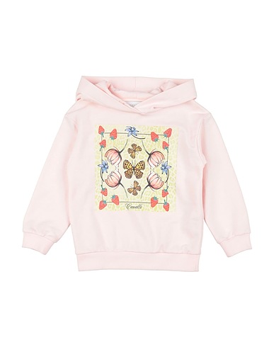 ROBERTO CAVALLI Hooded track jacket JUNIOR 100% Cotton