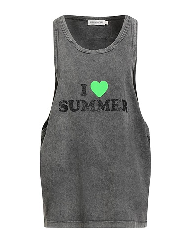 JOSHUA SANDERS Vest Charcoal 100% Cotton