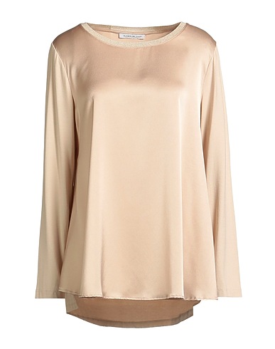 LE SARTE DEL SOLE Top Beige 96% Viscose, 4% Elastane, Polyester