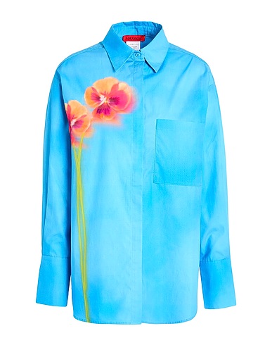 MAX&Co. Floral shirts & blouses INES Azure 100% Cotton