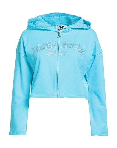 NO SECRETS Hooded sweatshirt Azure 95% Cotton, 5% Elastane